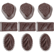 Set Of 2 Celebrations Chocolate Decorations Simulated Model Realistic