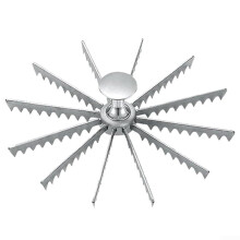 Aluminum Alloy Cake Portion Divider with Adjustable 512 Cuts, Pizza and Cheesecake Slicer