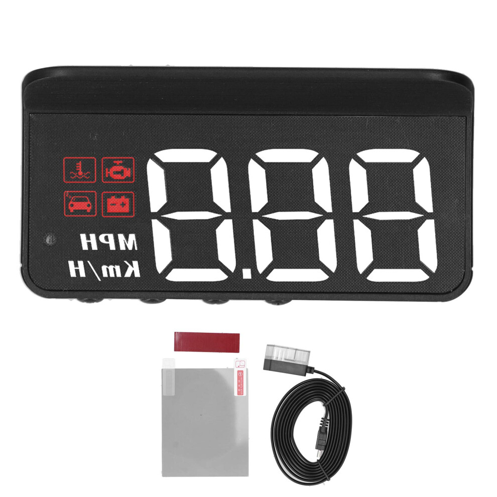 Obd2 Hud Speedometer With Overspeed Alert Definition Windshield Projector For Cars 9455672887533
