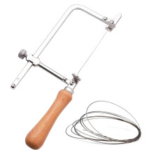 Coping Saw with 0.55mm Diamond Wire for Precision Cutting Marble, Wood, Glass, Jade and Ceramics
