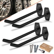 Garage Hooks 10 Inch Heavy Duty Wall Mount Storage for Tires Ladders Chairs Tools 4Pack 88lbs