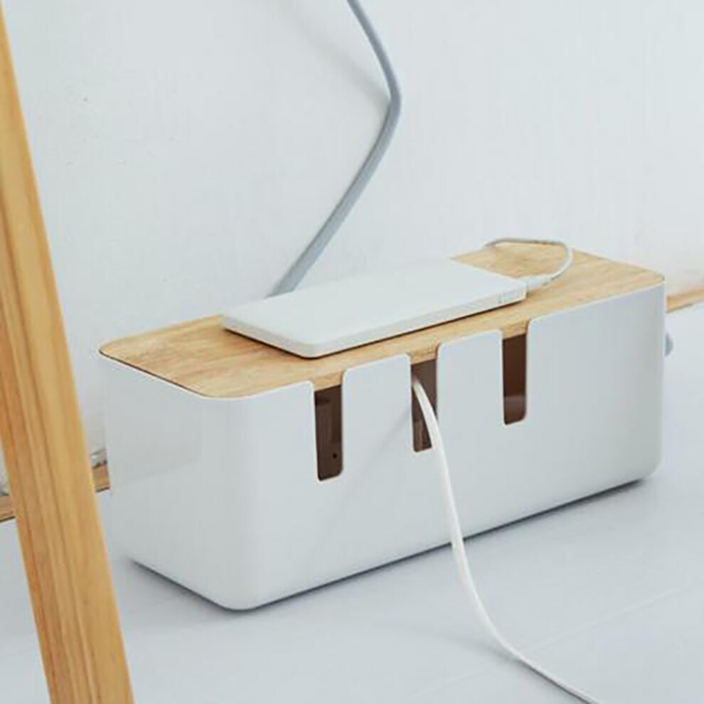 Rectangular Wooden Socket Storage