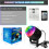 Party Lights LED Disco Light with 3D Water Wave Effect, 15 Modes, Sound Activated, Remote Control 5