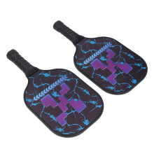 Lightweight Carbon Fiber Pickleball Paddles Set with 2 Rackets, 4 Balls & Bag
