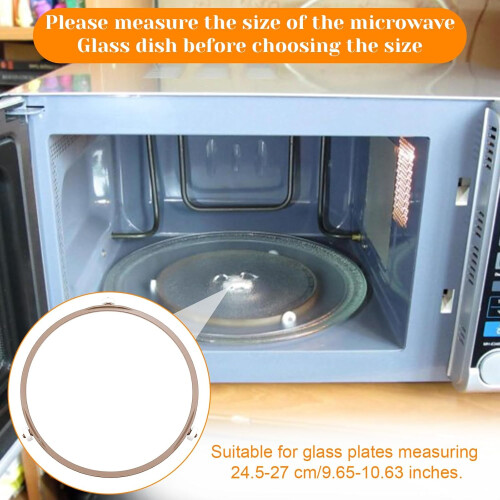 Microwave Turntable Roller Ring 7.09 Inch ABS Plate Support for Smooth Rotation and Even Heating 1