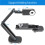 Kitchbai Visualiser Classroom, USB Document Camera for teaching 4K with 3-Level LED Light, Image Invert Function, Fold, Dual Microphones for Mac OS, 3