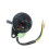 Universal Motorcycle Tachometer Speedometer with LED Backlight Dual Display Odometer Gauge Black 3