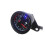 Universal Motorcycle Tachometer Speedometer with LED Backlight Dual Display Odometer Gauge Black 1