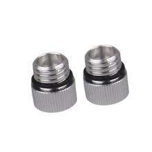 Whipped Cream Dispenser Parts 2 Pack Universal 14mm Aluminum Spout Base for Most Brands