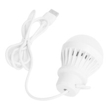 Helle und leichte LED-Lampe mit universellem USB-Ladeanschluss und Aufhängehaken, geeignet für Zelt, Camping, Lesen in der Nacht und Notfälle