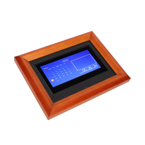 Slideshow Digital Picture Frame IPS Screen Remote Control 7 Inch Electronic Photo Frame With Timing Function Built In Speaker Multi Language Support 2
