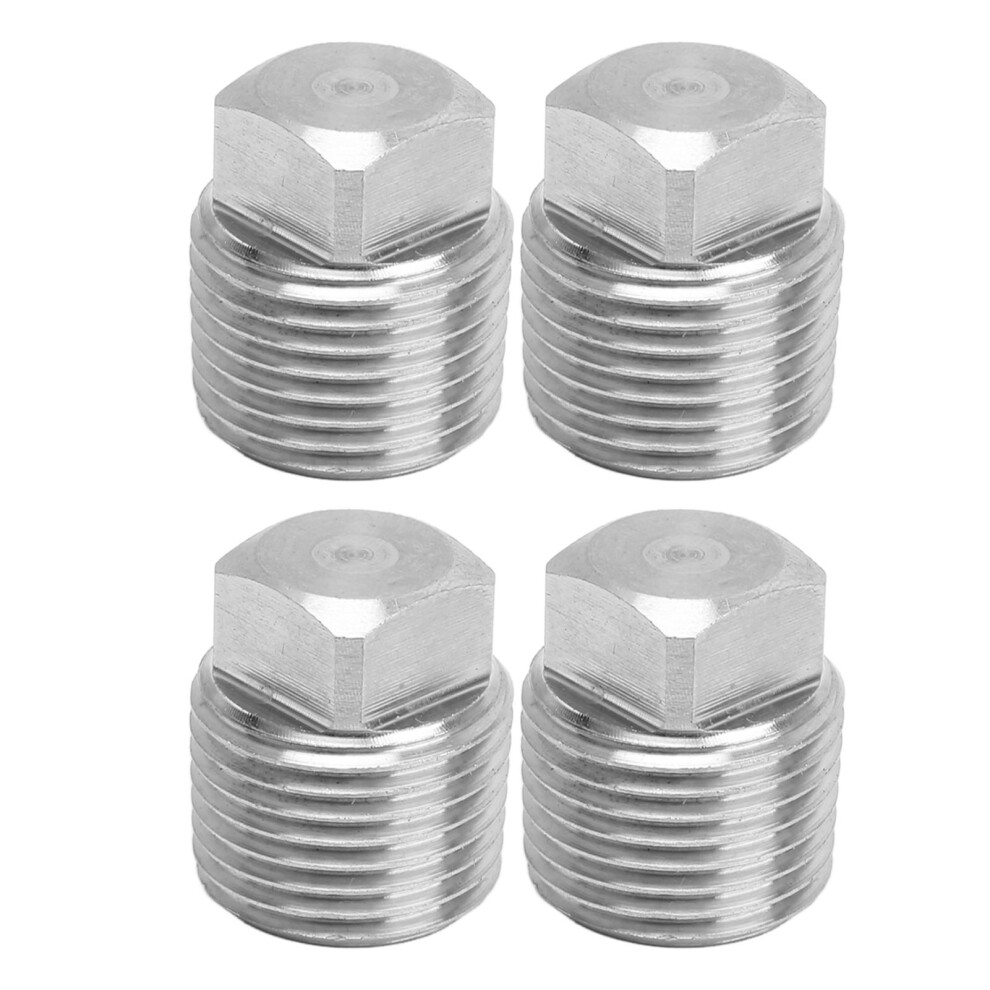 Hex Thread Water Pipe Connector Stainless Steel Socket Pipe Plug Male Npt Threads Heavy Duty Corrosion Resistance Forged Quality Female Threaded 9432746961214