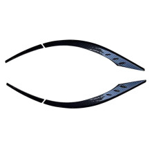 Car Window Visor and Headlight Eyebrow Trim for Toyota Corolla Cross 20202022 ABS Rain Guard