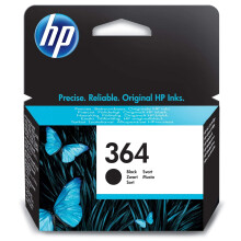 HP CB316EE 364 Original Ink Cartridge, Black, Single Pack