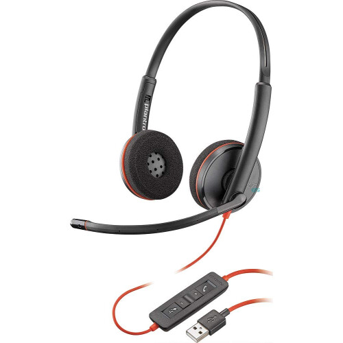 Plantronics Blackwire 3220 Stereo Corded UC Headset With USB Connectivity