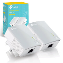 TP-Link TL-PA4010 KIT AV600 Powerline Adapter Starter Kit, HomePlug AV2 Powerline Network Adapters, Up to 600Mbps, 1 Fast Ethernet Port, Plug and Pl