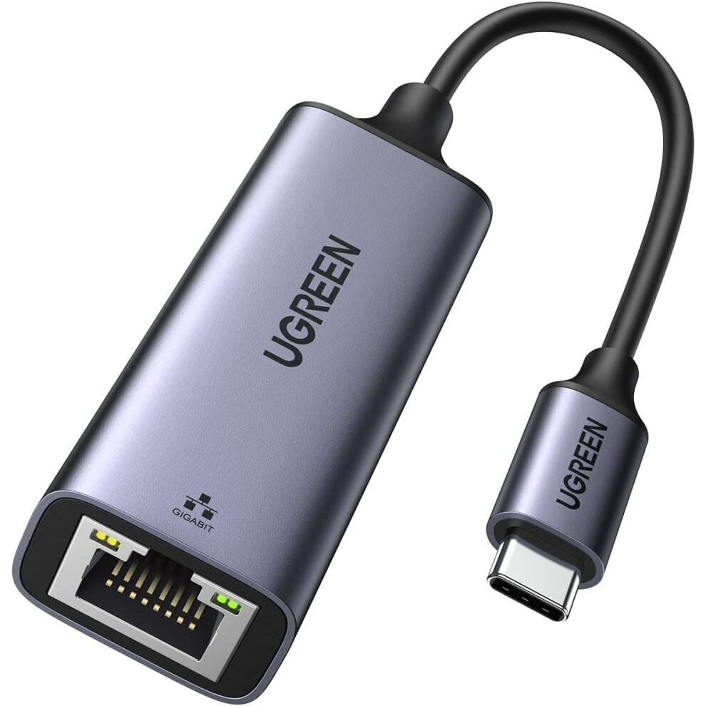 Ugreen Usb C To Ethernet Adapter, Gigabit Wired Network Adapter, Aluminum Rj45 1000Mbps Thunderbolt Lan Adaptor Compatible With Ma 74235643