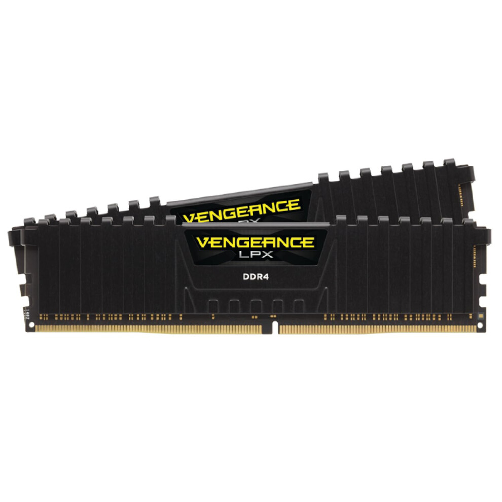 Corsair Vengeance Lpx Ddr4 Ram 32Gb (2X16gb) 3200Mhz Cl16-20-20-38 1.35V Intel Xmp Amd Expo Computer Memory – (Cmk32gx4m2e32 Black