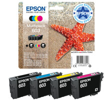 Epson 603 Starfish Genuine , 4-Colours Multipack Ink Cartridges