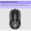 HP HP Wired Mouse 1000 | USB Type-A | Multi-Surface Technology | 1200 DPI Optical Sensor | 3 buttons and scroll wheel | Ambidextrous | Contoured Comfort 5