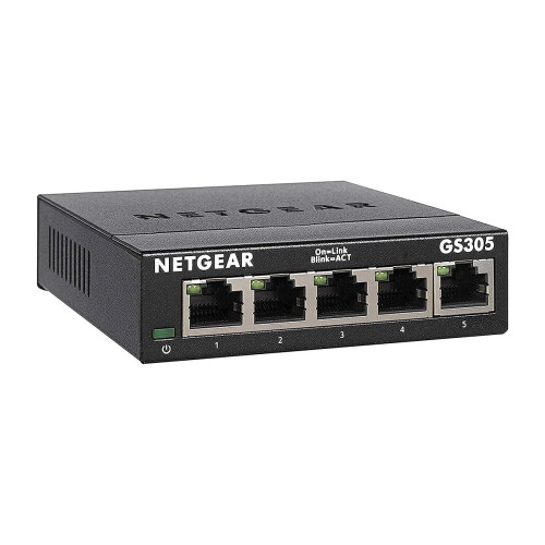 Netgear NETGEAR 5 Port Gigabit Network Switch, Unmanaged Ethernet Switch GS305
