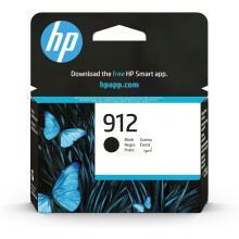 HP 912 Black Original Ink Cartridge (3YL80AE),packaging may vary