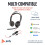 Plantronics Poly Blackwire 5220 Stereo USB-C Headset +3.5mm Plug +USB-C/A Adapter 6