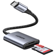 UGREEN SD Card Reader, USB C Card Adapter with Dual-Slot for Mirco SD/SD, 170MB/s Memory Card Reader Compatible with iPhone 17/Pro