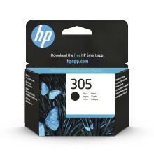 HP 305 - 2 ml - black - original - ink cartridge - for Deskjet 1255, 23XX, 27XX, 41XX, DeskJet Plus 41XX, Envy 60XX, 6420, ENVY Pr