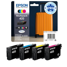 Epson 405 Suitcase Genuine Multipack, 4-colours Ink Cartridges, DURABrite Ultra Ink