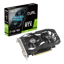 ASUS GeForce RTX 3050 6G DUAL OC Gaming Graphics Card - 1537MHz Boost Clock, GDDR6, PCIe Gen 4, DLSS 2, 3 x DP v1.4a, 1 x HDMI 2.1