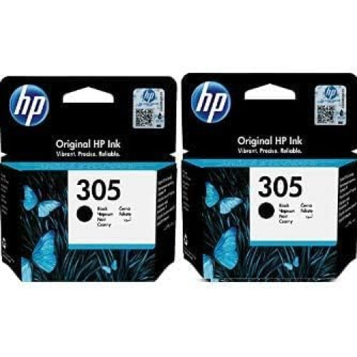 HP HP 305 2-pack Black Original Ink Cartridges (packing may vary)