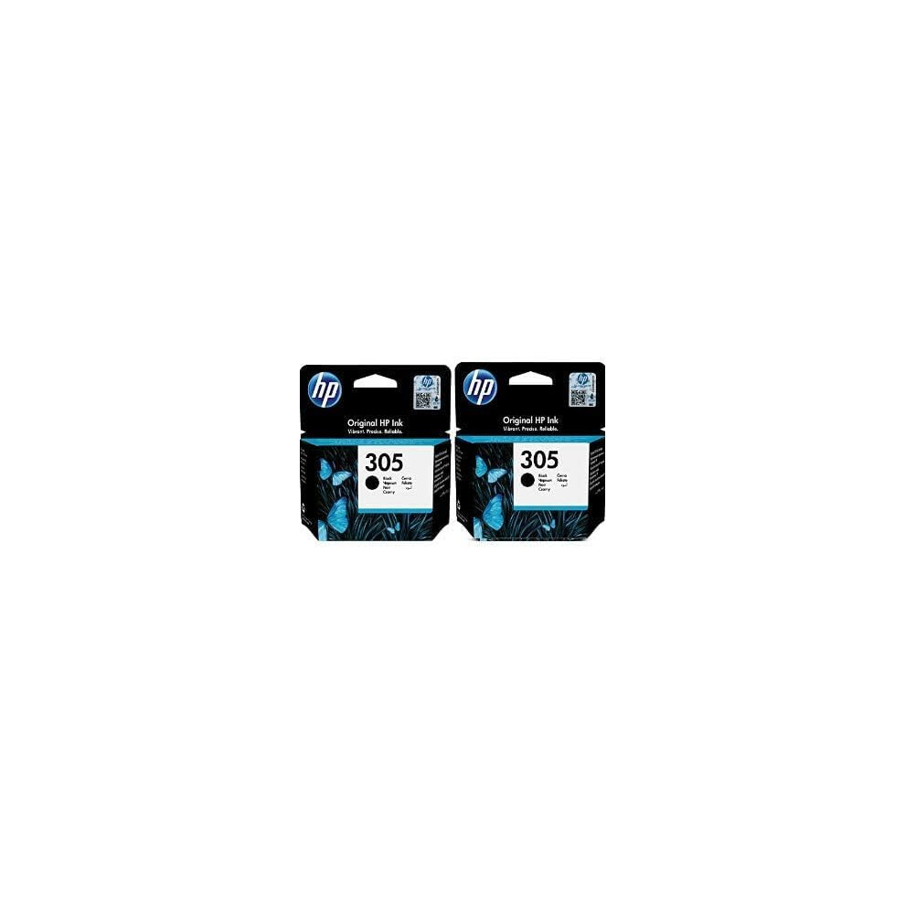 Photos - Printer Part HP 305 2-pack Black Original Ink Cartridges (packing may vary)