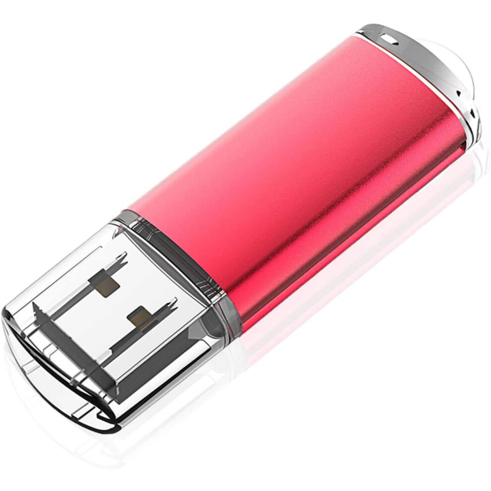 Kootion 128 Gb Usb 2.0 Flash Drive Thumb Drive Memory Stick Pen Drive With Led Indicator, Red 68183721
