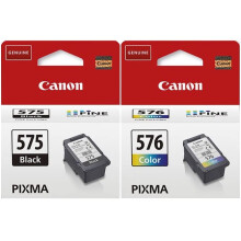 Canon PG-575 Black & CL-576 Colour Ink Cartridges
