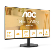 AOC 27B3HA2 - 27 Inch FHD Monitor, 100Hz, IPS, 1ms, FlickerFree, Speakers, 3 sided Frameless, LowBlue Light (1920 x 1080, 250 cd/m