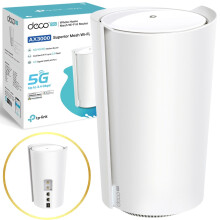 TP-Link Deco X50-5G AX3000Mbps Whole Home Wi-Fi 6 5G Router With Sim Slot, 5G/4G+Cat 6 Mesh WiFi Router, 2.5G Port For Ultra-Fast Speed, 230 m2 Seaml