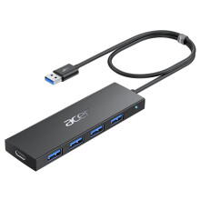 Acer USB Hub 3.0, Ultra Slim USB Adapter 4 Ports, Multiport Splitter w