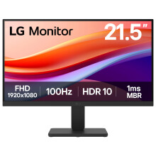 LG MONITOR 22U401A-B, 22 Inch, Full HD 1080p, 100Hz, 5ms GtG, VA Panel, HDR10 Smart Energy Saving, Anti-Glare, HDMI, D-Sub, Matte