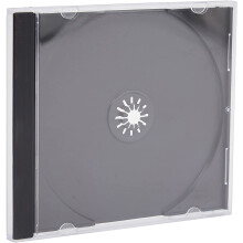 Vision Media 50 X Single CD Jewel Case Black Tray - 10.4mm Spine