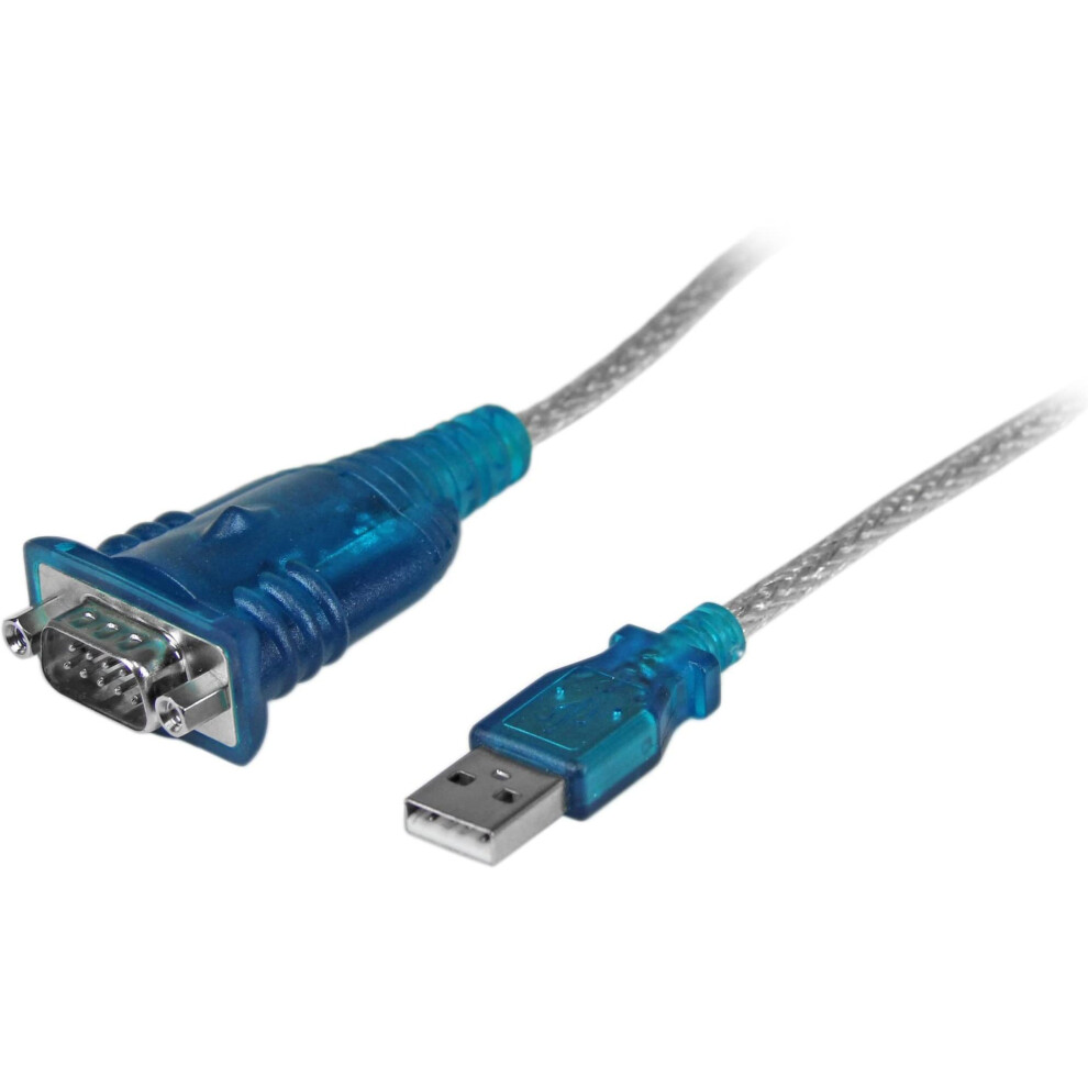 Startech.com 17In (43Cm) 1-Port Usb To Serial Adapter Cable, Usb-A To Db9 Rs232, Usb To Rs232 Adapter, Prolific Chipset - M/M 59058137