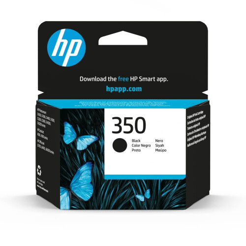 HP HP CB335EE 350 Original Ink Cartridge, Black, Single Pack