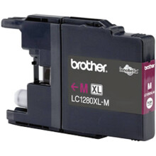 Brother LC-1280XLM Inkjet Cartridge, Magenta, Single Pack, Super High Yield, Includes 1 x Inkjet Cartridge, Brother Genuine Suppli