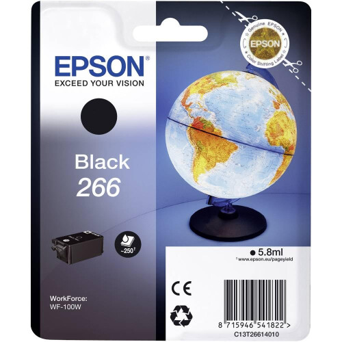 Epson Epson 266 Globe Genuine Black Ink