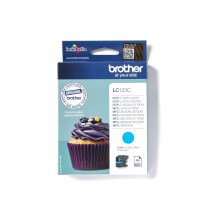 Brother LC-123C Inkjet Cartridge, Cyan, Single Pack, High Yield, Includes 1 x Inkjet Cartridge, Brother Genuine Supplies