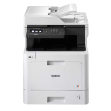 Brother DCP-L8410CDW Colour Laser Printer, Wireless, PC Connected & Network, Print, Copy, Scan & 2 Sided Printing, A4, UK Plug