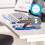 Fellowes Fellowes Mouse Mat Wrist Support - Crystals Gel Mouse Pad with Non Slip Rubber B 5