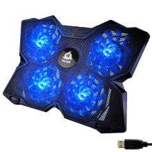 KLIM Wind Laptop Cooling Pad - More than 500 000 units sold - New Version - The Most Powerful Rapid Action Cooling Fan - Laptop St