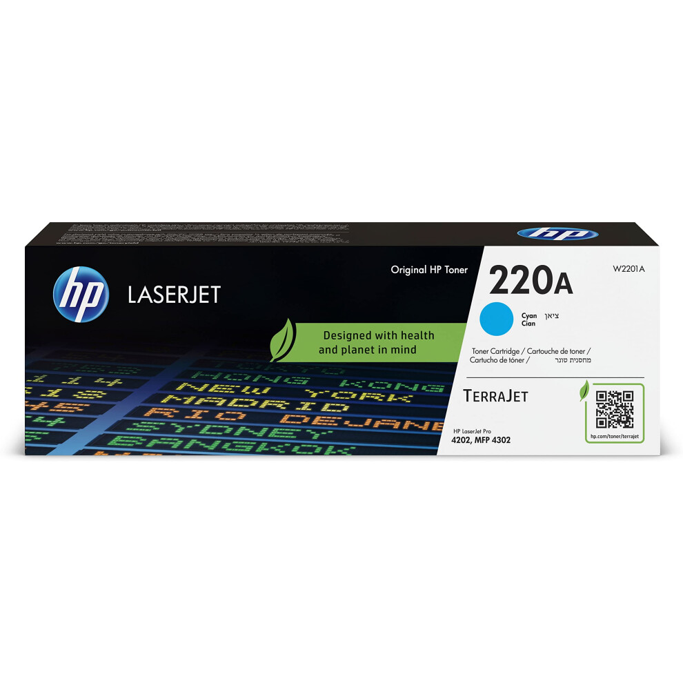 Hp 220A Cyan Original Laserjet Toner Cartridge