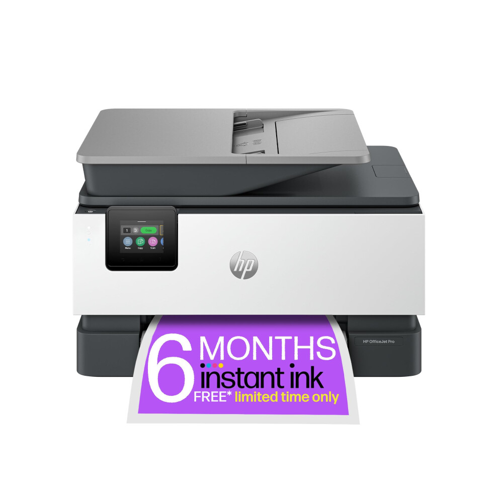 Hp Officejet Pro 9120E All-In-One Printer | Colour | Printer For Small Office | Print, Scan, Copy Automatic Document Feeder| 3 Mon